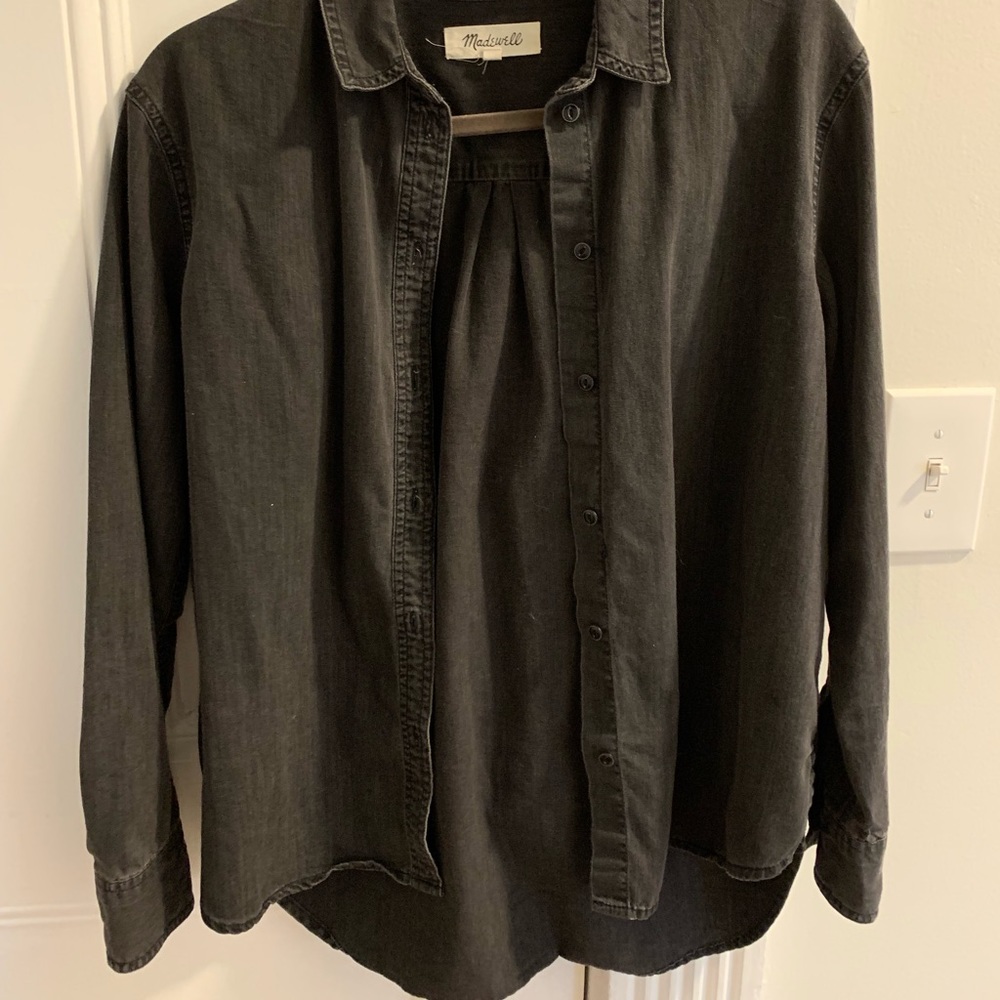 MADEWELL oversized denim button down